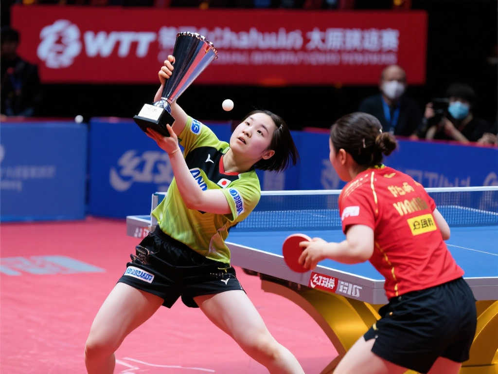 WTT太原站女单决赛：桥本帆乃香力克朱雨玲问鼎冠军